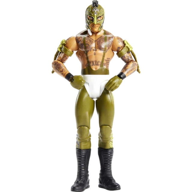 Figura de acción WWE Basic Rey Mysterio de 6 pulgadas para niños mayores de 6 años