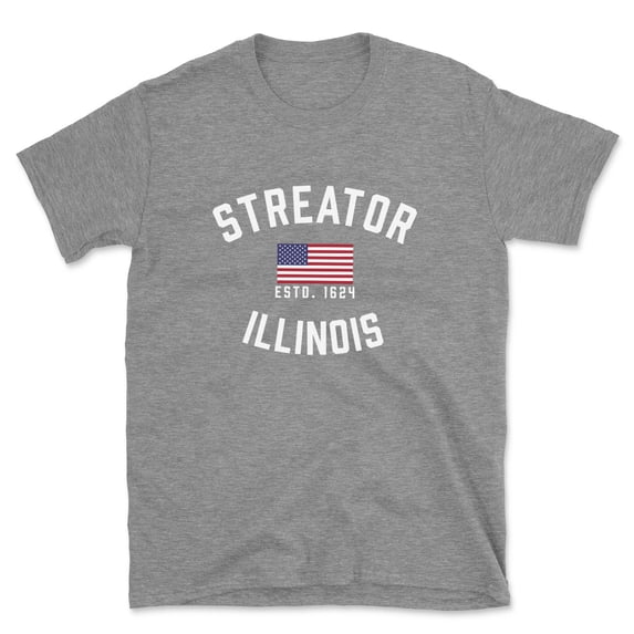 Streator Illinois Patriot Men's Cotton T-Shirt