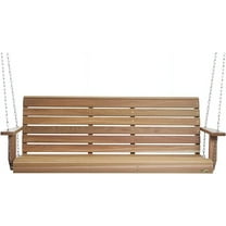 All Things Cedar 6-ft Porch Swing with Comfort Swing Springs