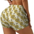thumbnail image 2 of Naloa Cartoon Honey Pot Bee Sunflower Biker Shorts for Women Seamless Scrunch Short Women’s Yoga Shorts for Gym Running Sport Shorts - Small, 2 of 9