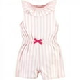 thumbnail image 5 of Hudson Baby Infant Girl Cotton Rompers, Pink Navy Roses, 12-18 Months, 5 of 5