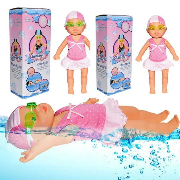 SIfdSeng One Year Old Toys for Travel 1Set Swimming Doll Gift Water for Water Proof for Children Fun Pool Electric Toy Bath Toy Toddler Outdoor Toys for Girls Toys for Babies