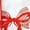 Red, variant on Red Christmas Bow Print Long 2pcs Pajama Set