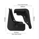 thumbnail image 5 of Guardabarros de coche yuxing Para -K 2021 2022 color negro, 5 of 5