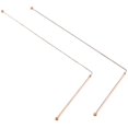 thumbnail image 1 of Copper Dowsing Rods - 99.9% Pure Copper 2pcs Divining Rods Energy Water Witching Detector, 1 of 4
