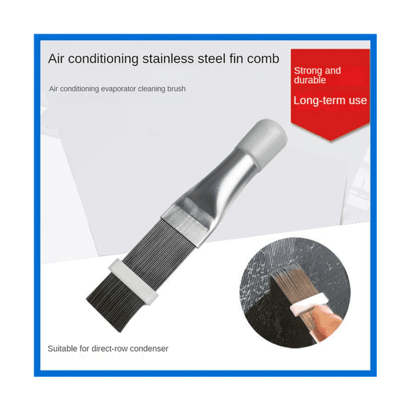 Stainless Steel Air Conditioner Restoration Comb Outside Unit Cleaning Tool Air Conditioner Fin Comb