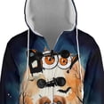 thumbnail image 4 of Happy Halloween Vampire Cavalier King Charles Spaniel BOO with Pumpkins Fun and Spooky All Over Print 3D Hooded Duffle Toggle Coat Dog Lover Gifts - 00018, 4 of 6