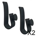 thumbnail image 1 of 2x2x Ganchos Accesorios Para Playa Bolsos Taza Llaveros Para Maletines Bolsos Carteras Negro, 1 of 8
