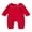 Red, variant on Miaouyo Infant Baby Girl Boy Spring Fall Romper 0 3 6 12 18 Months Long Sleeve Doll Collar Snap Closure Jumpsuit