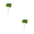 thumbnail image 4 of Inteprter Hojas de palma tropical de poliuretano: decoración reutilizable y no tóxica para fiestas muy cómoda al tacto. Type3 NO3, 4 of 6