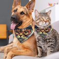 thumbnail image 4 of Cat Translucent Light and Breathable Chiffon Yarn Dog Scarf Pack of Two Pet Collars - 40.6x40.6x58/16x16x22.8in, 53.3x53.3x76.2/20.9x20.9x30 in, 4 of 5