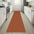 thumbnail image 2 of Glattice Carpet Runner 2x8 Ft Washable Runners for Hallways Cotton Rubber Backed Kitchen Runner Braided Indoor Floor Carpet Runners for Entryway/Hallway/Kitchen/Bedroom, Rustic Orange/Tan, 2 of 7
