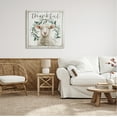 thumbnail image 2 of Stupell Industries Thankful Phrase Sheep Holiday Painting Gallery Wrapped Canvas Print Wall Art, 30 x 30, 2 of 7