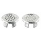 thumbnail image 4 of 2pcs Bathroom Basin Sink Overflow Ring Sink Hole Round Overflow Cover Chrome Trim Kitchen Hotels Bathroom Accessories, 4 of 5