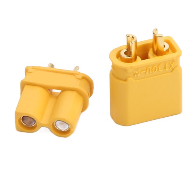 Conector macho hembra XT30U, pieza de enchufe chapada en oro para batería Lipo RC, coche, aviones, modelo de barco