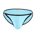 thumbnail image 2 of Neinkie Men Briefs Letter Narrow Edge Male High Stretch Close Fit Underpants for Home, 2 of 9