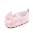thumbnail image 5 of Baby Girls Princess Shoes, Soft Bow Flower Non-slip Toddler Shoes, 5 of 6