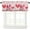 Color 7, variant on Rdsfhsp Valentines Day Kitchen Curtain Valance 54x18 Inch Valentines Day Sweet Heart Tree Gnomes Rod Pocket Half Short Laundry Cutain Topper Window Valance,1 Panel