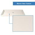 thumbnail image 4 of SlimLine 36 Inch D x 48 Inch W x 2-3/4 Inch H Center Drain Single Threshold Shower Base in Biscuit, 4 of 5