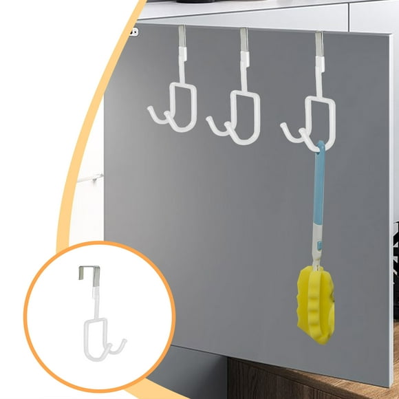 Multifunctional Door Hook Without Punching Sturdy And Iron Hook Suitable For Kitchen Bathroom And Bedroom Wall Storage