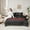 Black 02, variant on Automobile Bedding Comforter Set 7 Pieces, Racing Car Sports Full Bedding Set