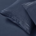 thumbnail image 5 of Nestl Sheets Set, 1800 Series Deep Pocket 4 Piece, Luxury Soft Microfiber RV Short Queen Sheets Set, Navy Blue Navy Blue, 5 of 7