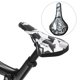 thumbnail image 3 of Asiento de sillín de bicicleta con espuma viscoelástica, transpirable y acolchado para ciclismo de montaña Belleza, 3 of 7