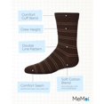 thumbnail image 3 of MeMoi Boys' Double Lined  Dress Socks - Boys - Male, 9-11, Brown, 3 of 7