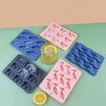 thumbnail image 3 of Decoration Elephant Wolf Leopard Animal Shaped Objects Cute 3D Animal Shaped Objects Silicone Tray Silicone Animal Tray For Chocolate Candy Jelly Homemade Tray, 3 of 3