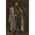 thumbnail image 2 of Max Johann Bernhard Koner 17x24 Black Ornate Framed Double Matted Museum Art Print Titled: Portrait of a Gentleman in Fur-Trimmed Coat (1882), 2 of 5