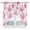 Pink, variant on Orange Marble Kitchen Window Curtains, Swag Curtains Valance for Bedroom Living Room Bathroom, Gold White Geometric Hexagon Modern Rod Pocket Window Treatment Curtain Block Drapes 2 Panels 28"x36"