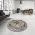 thumbnail image 4 of Ahgly Company Machine Washable Indoor Rectangle Traditional Tan Brown Area Rugs, 5' x 8', 4 of 7