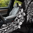 thumbnail image 4 of XYZCANDO Car Towel Cushion Cover Washable Car Seat Towel Cover for Hiking Swimming, Towel Car Seat Cover Lightweight, Black Flowers, 4 of 11