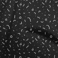 thumbnail image 1 of oneOone Polyester Spandex Black Fabric Abstracts Dress Material Fabric Print Fabric By The Yard 56 Inch Wide, 1 of 4