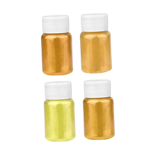 4 piezas de polvo de mica, polvo mineral de mica natural, polvo de mica para resina epoxi para Estilo D