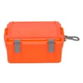 Outdoor Products Large Watertight Case Dry Box, Orange, 8" x 6.75" x 3.