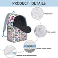 thumbnail image 3 of Butterfly Lovers School Backpack with Colorful Floral Pattern – Lightweight Travel Bag with Oxford Durable Material, Large Capacity, Anti-theft Features for Students, Teens, and Women, 3 of 5