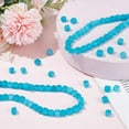 thumbnail image 4 of 86-98Pcs Natural Quartz Beads Deep Sky Blue Faceted Square Gemstone Beads Natural Gemstone BeadStrands, 4 of 9