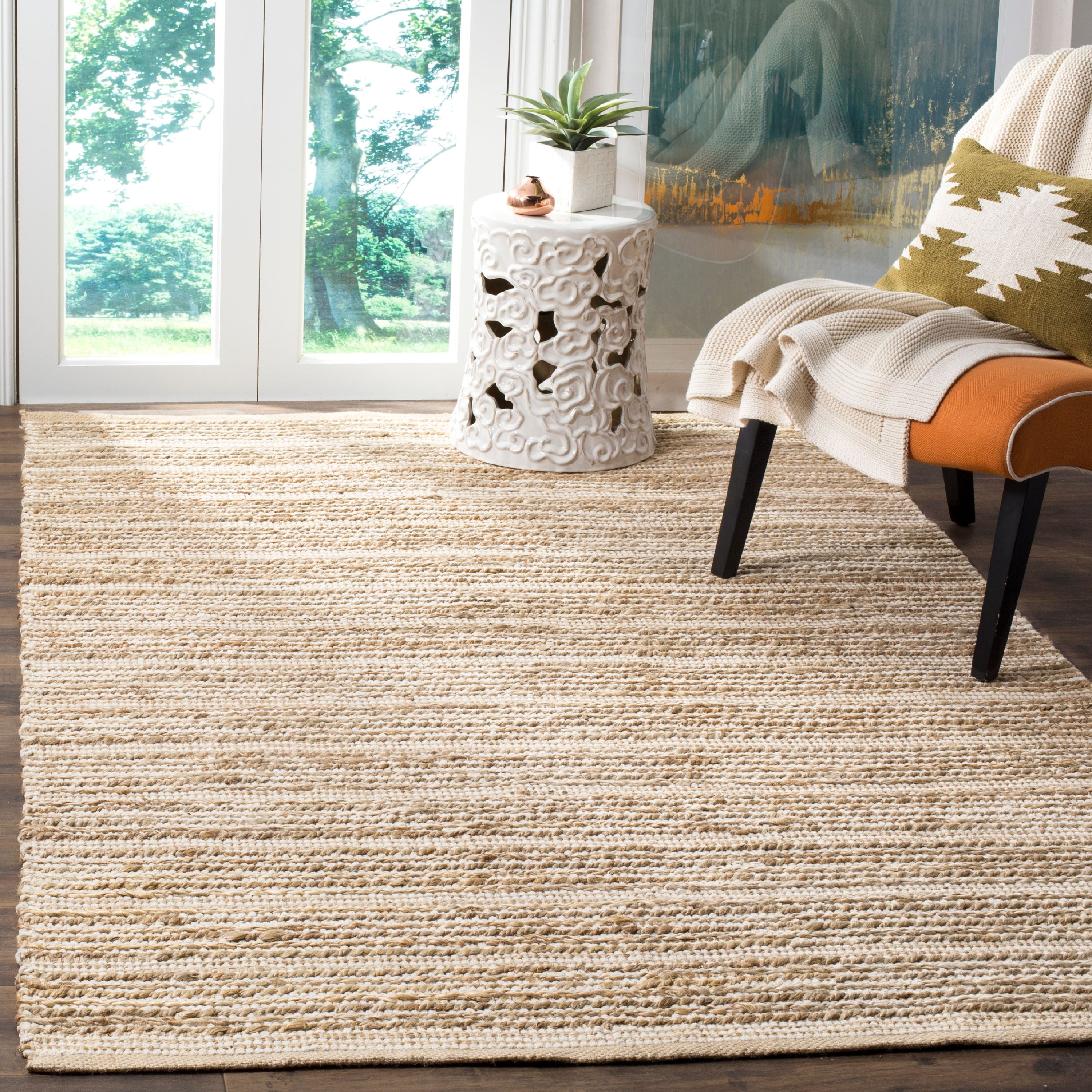 Safavieh Cape Cod Isabella Braided Stripes Area Rug or Runner Walmart