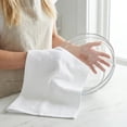 thumbnail image 5 of REGALWOVEN 2 Pack Solid Color Cotton Kitchen Towels, 100% Pure Cotton Soft Absorbent Dish Towels White 25" x 15", 5 of 7