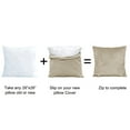 thumbnail image 3 of Home Soft Things Milliken Plush Throw Pillow Covers 2 Piece Set - Simply Taupe - 26" x 26", 3 of 4