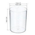 thumbnail image 2 of Uxcell Acrylic Pencil Holder, Clear Makeup Brush Holder Round Desktop Organizer, 2 of 6
