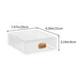 thumbnail image 3 of Thickened Plastic Folding Storage Box, Large Organizer Bin, Removable Transparent Drawer, for Quilts, Toys, and Dormitory Organization, White, by FAJHHA, 3 of 7