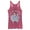 Pink Heather, variant on Women's Toy Story Bo Peep In Charge Racerback Tank Top Tahiti Blue Small