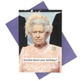 thumbnail image 1 of What Do You Meme?® Birthday Card (Queen of England) carte, 1 of 4