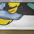 thumbnail image 6 of Ambesonne Shark Place Mats Set of 4, Grumpy Surfer Muscle Body, Standard Size, Jade Green Pale Blue, 6 of 6