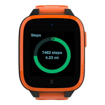 Xplora - Kids' XGO3 (GPS + Cellular) Smart Watch 42mm Calls, Messages, SOS, GPS Tracker, Camera, Step Counter, SIM Card - Orange