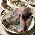 thumbnail image 3 of Vargottam Premium Cotton Muslin Napkins - Set of 12, 20-Inch Pink Floral Pattern, Soft and Absorbent Cloth Napkins for Dining, Decor, Weddings, and Special Occasions - Machine Washable, Table Linens, 3 of 7