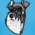 thumbnail image 3 of CafePress - Miniature Schnauzer Women's Classic T Shirt - Women's Traditional Fit Dark T-Shirt, 3 of 4