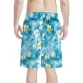 thumbnail image 2 of Binienty Men's Quick Dry Board Shorts Swim Trunks Featuring Ocean Floral Pattern - for Beach Vacation and Water Activities, 2 of 10